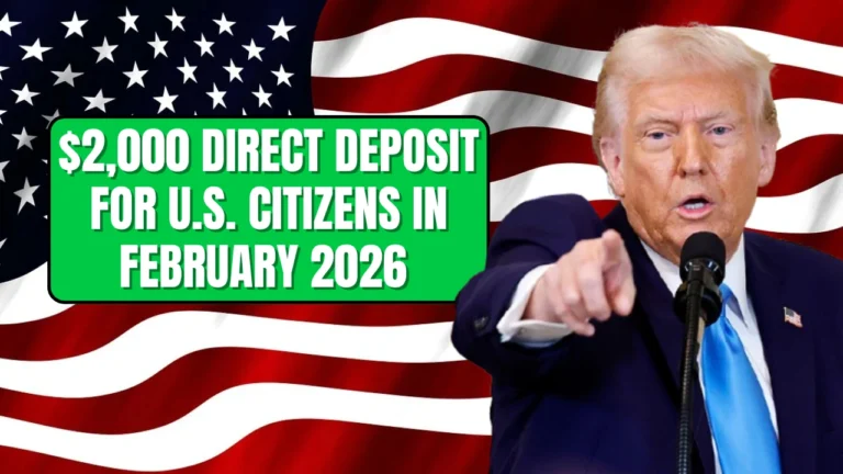 $2,000 Direct Deposit February 2026