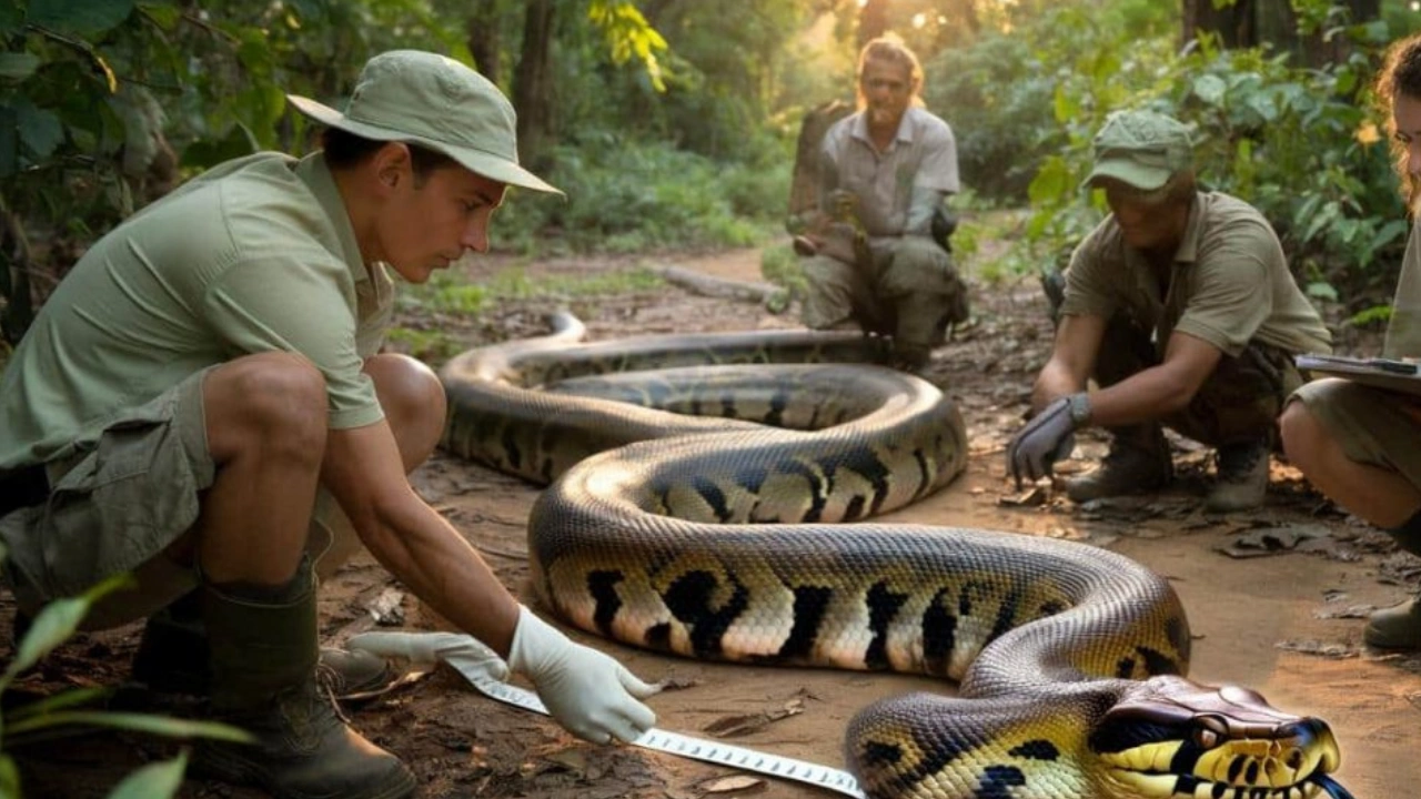 An Exceptionally Large African Python Is Confirmed by Herpetologists During a Certified Field Expedition