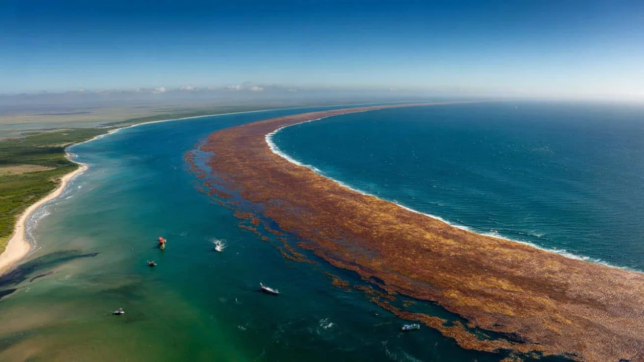 Atlantic dust plume 2026