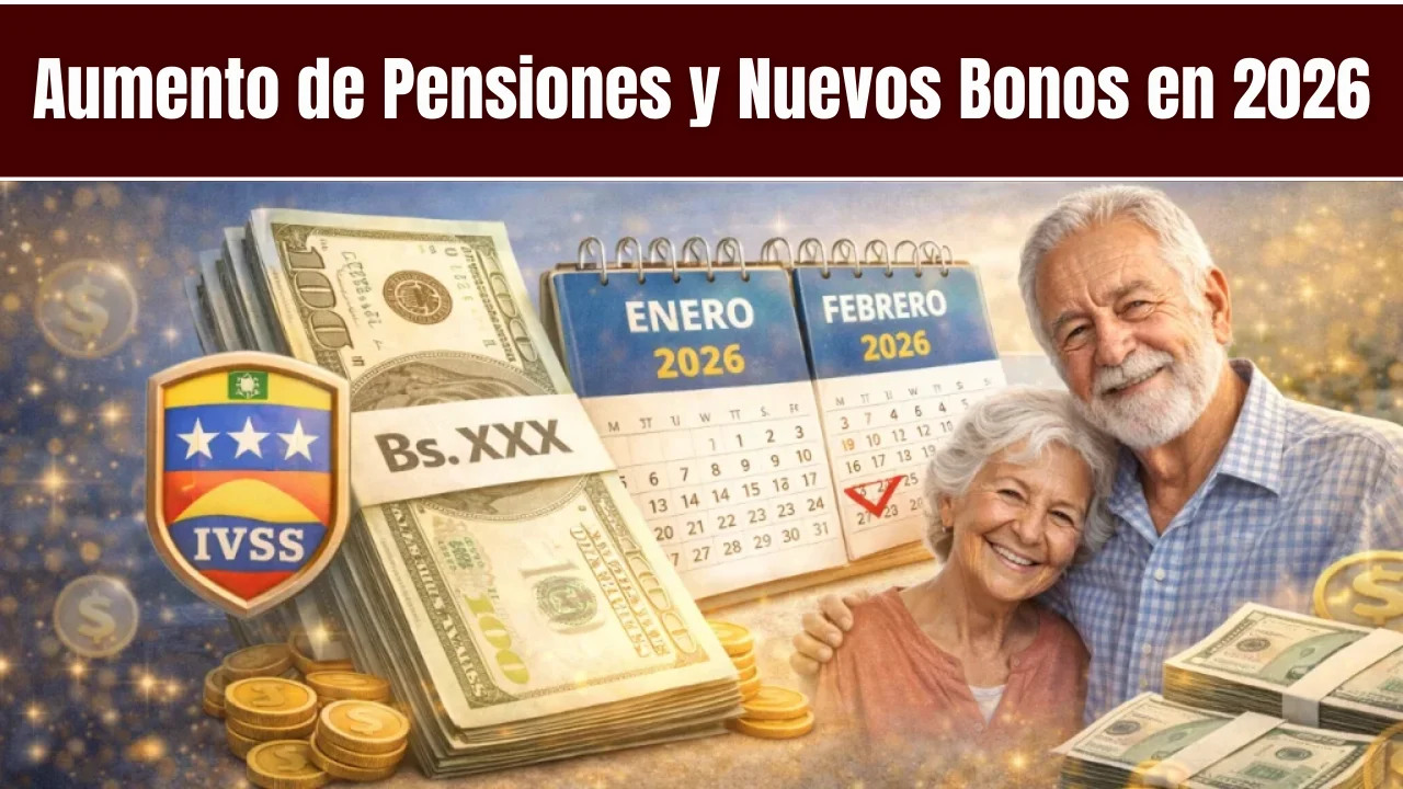 Aumento de Pensiones y Nuevos Bonos 2026