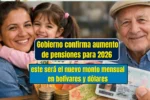 Aumento de pensiones 2026