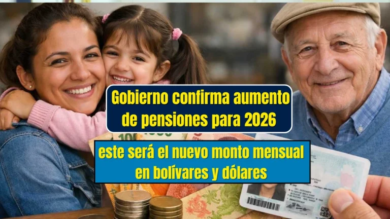 Aumento de pensiones 2026