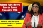 Bono de Guerra Económica febrero 2026