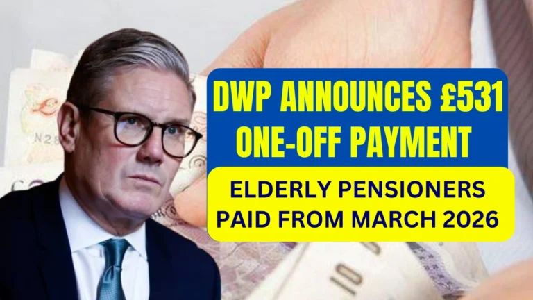 DWP Announces £531 One-Off Payment