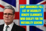 DWP Motability Scheme eligibility