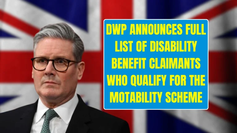DWP Motability Scheme eligibility