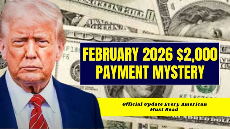 February 2026 $2,000 Payment Mystery