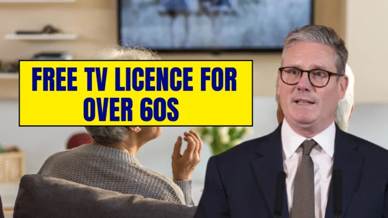 Free TV licence for over 60s