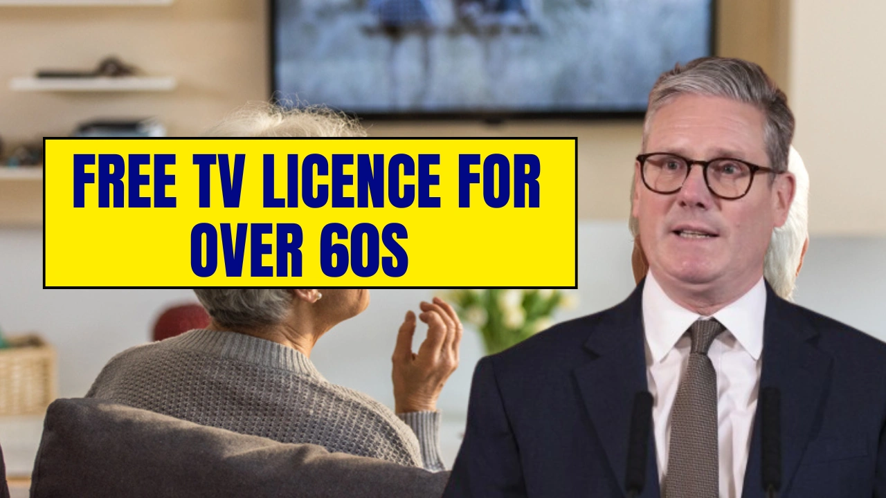 Free TV licence for over 60s