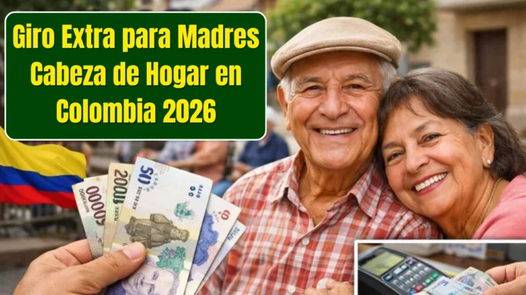Giro Extra para Madres Cabeza de Hogar en Colombia 2026