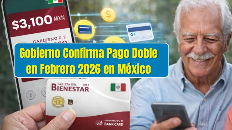 Gobierno Confirma Pago Doble en Febrero 2026 en México: Quiénes Reciben el Depósito y Cuánto Será