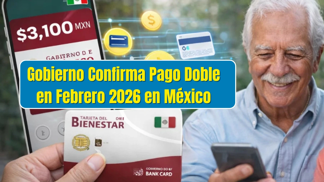 Gobierno Confirma Pago Doble en Febrero 2026 en México: Quiénes Reciben el Depósito y Cuánto Será