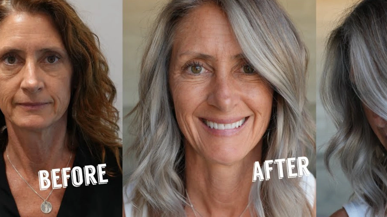 Goodbye Hair Colour: The Natural Grey Blending Method Trending Now