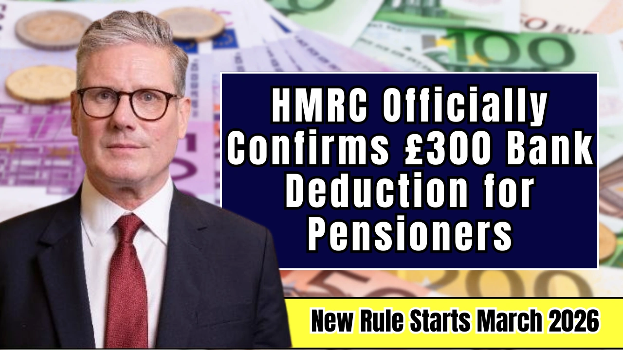 HMRC Officially Confirms £300 Bank Deduction for Pensioners