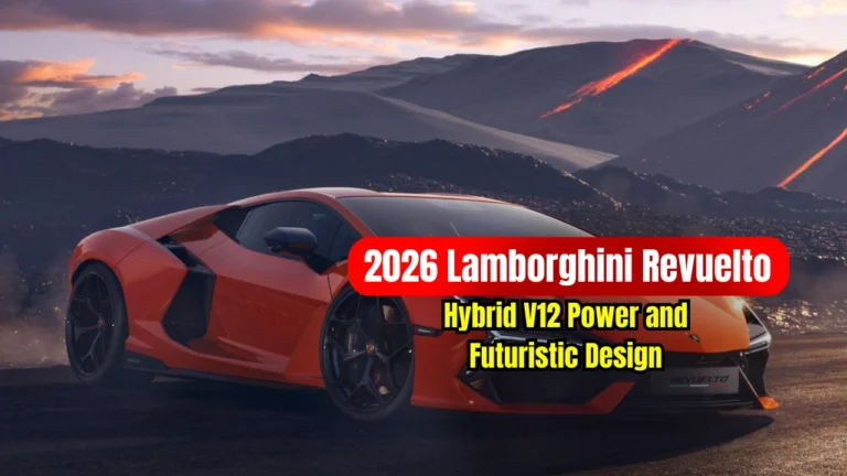 Hybrid V12 Power and Futuristic Design