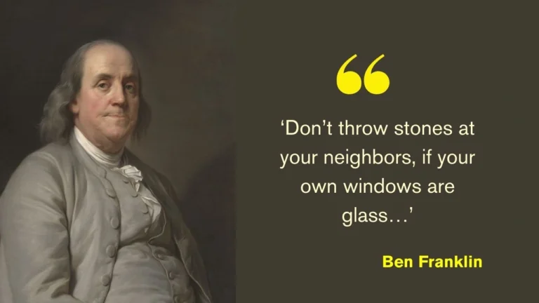 Inspiration Quote of the Day By Ben Franklin