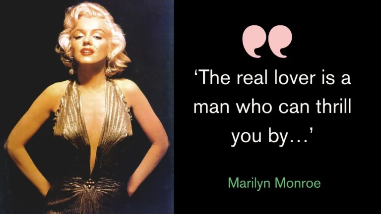 Love Quote of the Day by Marilyn Monroe: