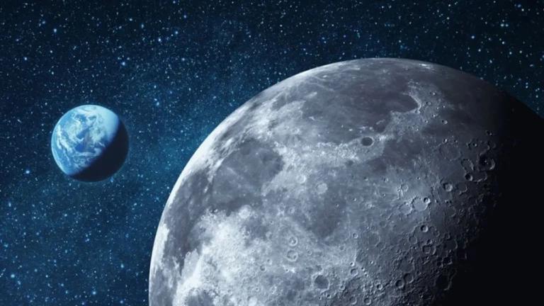 Moon moving away from Earth