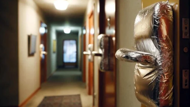 More And More People Are Wrapping Door Handles In Foil: Here’s Why