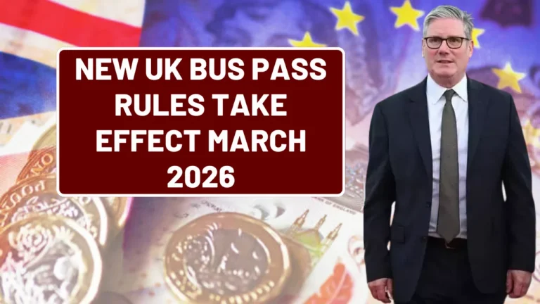 New UK Bus Pass Rules March 2026