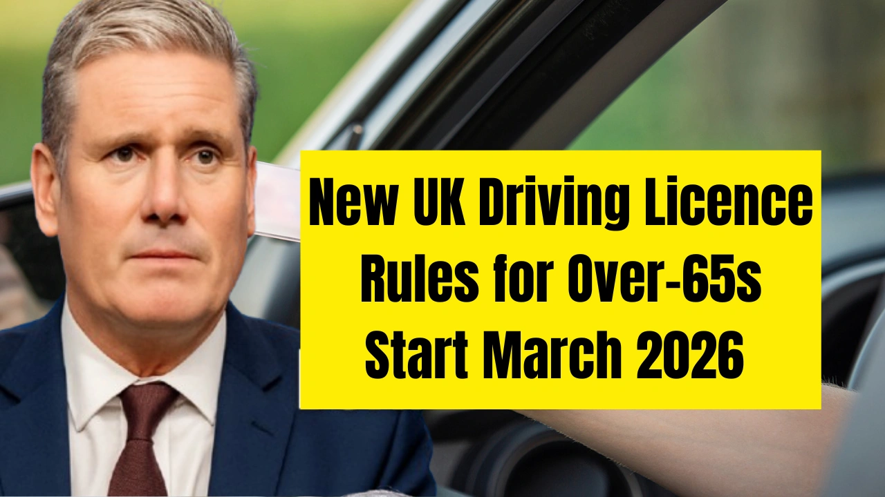 New UK Driving Licence Rules for Over-65s Start March 2026 – What to Know