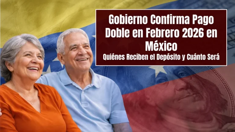 Pago doble febrero 2026 en México
