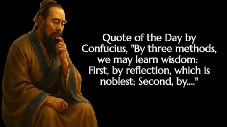Quote of the Day by Confucius