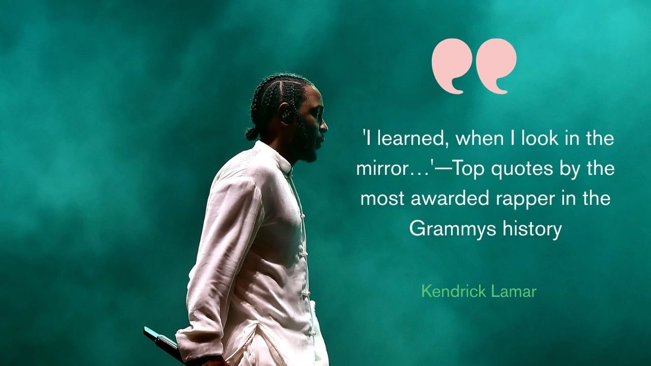 Quote of the Day by Kendrick Lamar:
