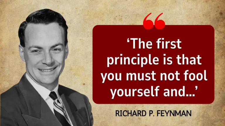 Quote of the Day by Richard P. Feynman