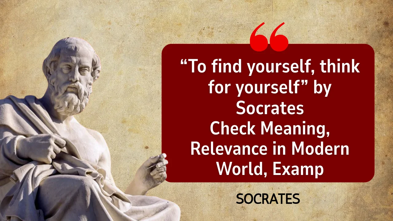 Quote of the Day by Socrates