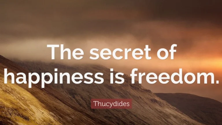 Quote of the day by Thucydides