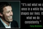 Quote of the day by Tony Robbins
