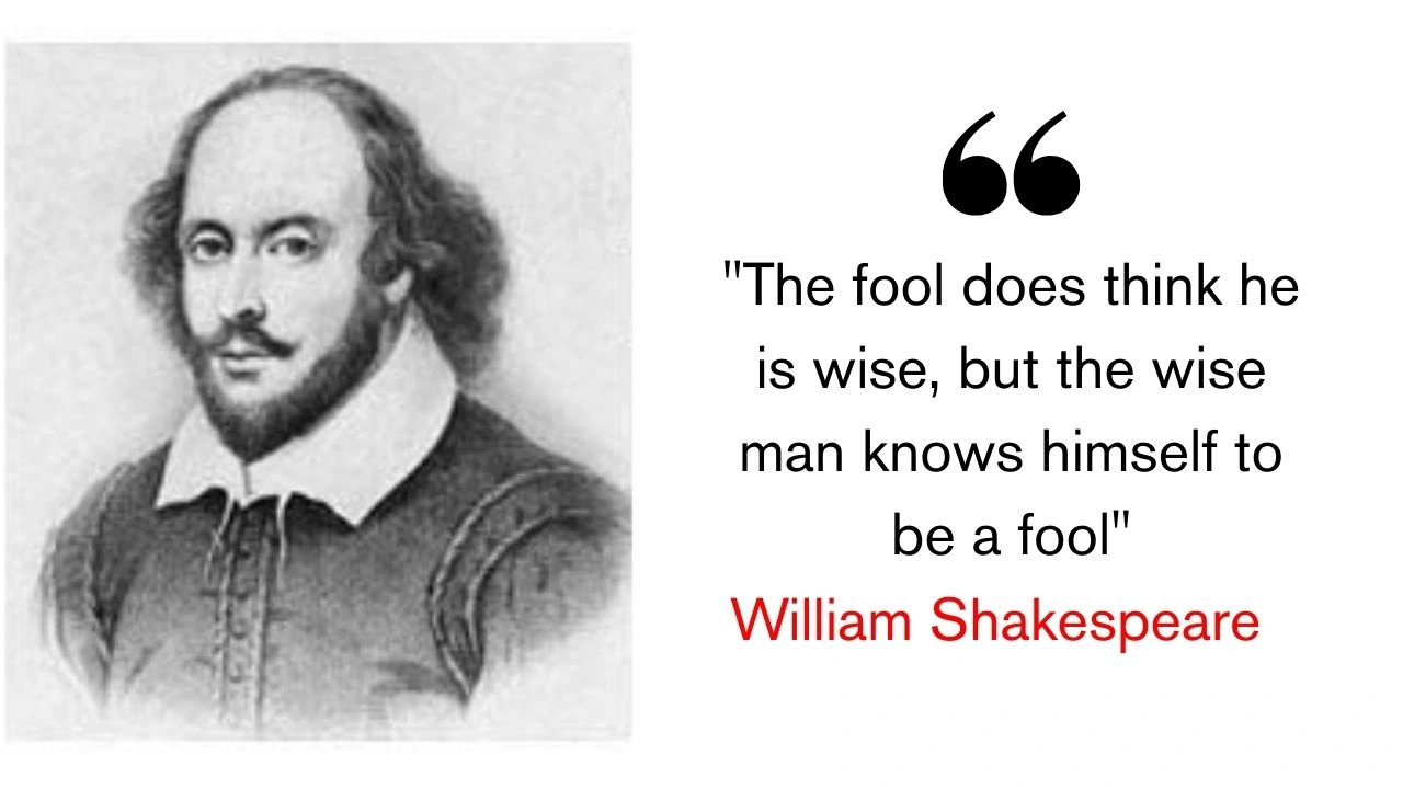 Quote of the day by writing legend William Shakespeare