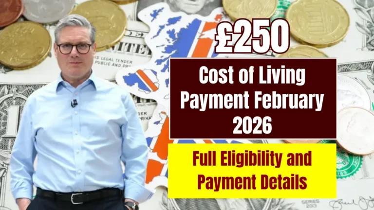 UK £250 Cost of Living Payment February 2026