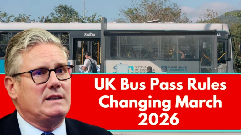 UK Bus Pass Rules Changing March 2026