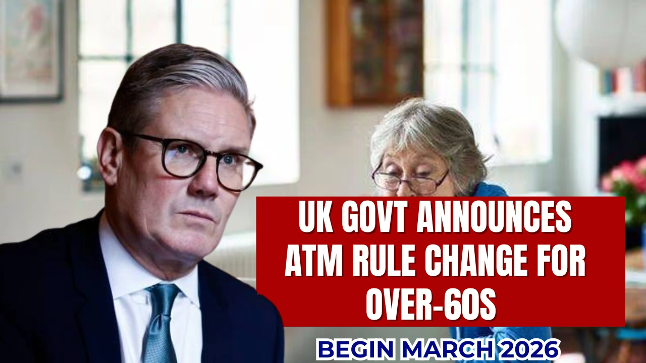 UK Govt Announces ATM Rule Change for Over-60s